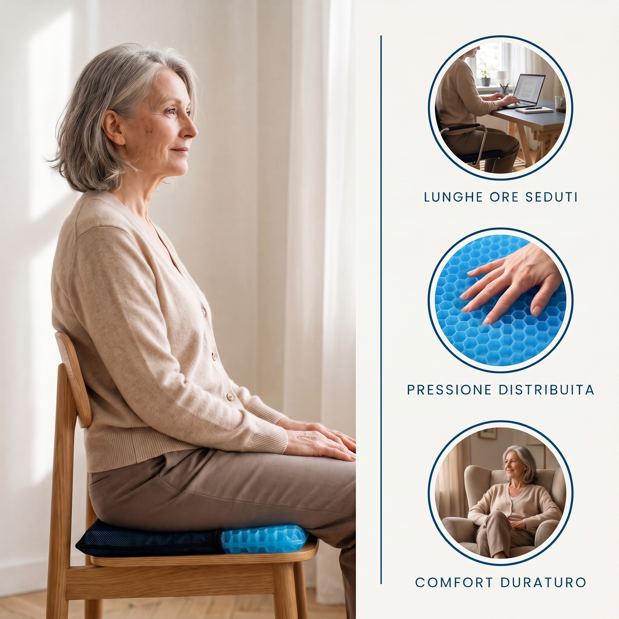 Cuscino in Gel Olevia™ — Comfort di lunga durata